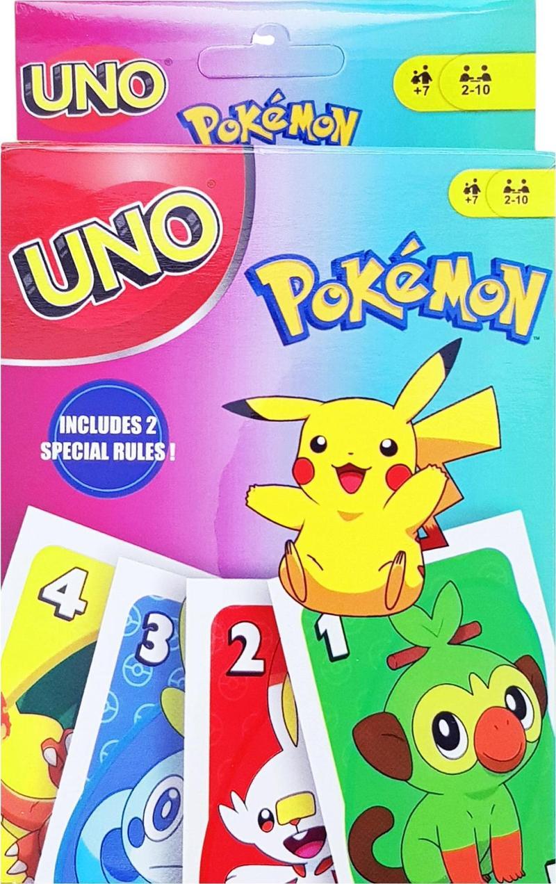 Uno Pokemon Serisi Resimli Oyun Kartı