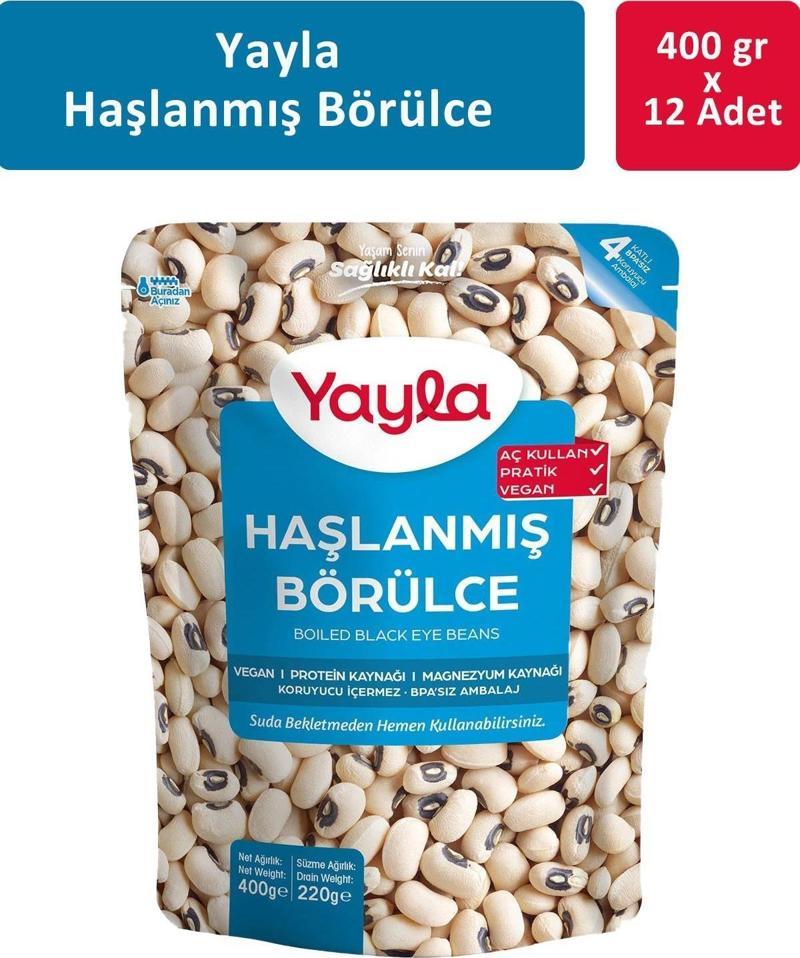 Haşlanmış Börülce 400 gr x 12 Adet