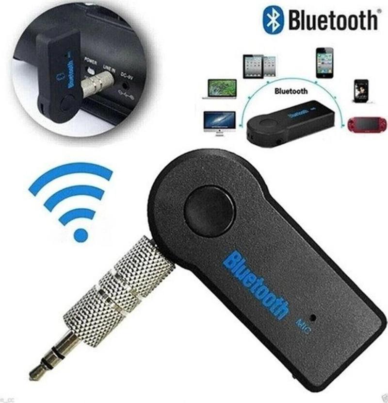 Tüm Telefonlara Uyumlu Aux Bluetooth Araç Kiti Oto Teyp Bağlantı Ses Aktarım Cihazı