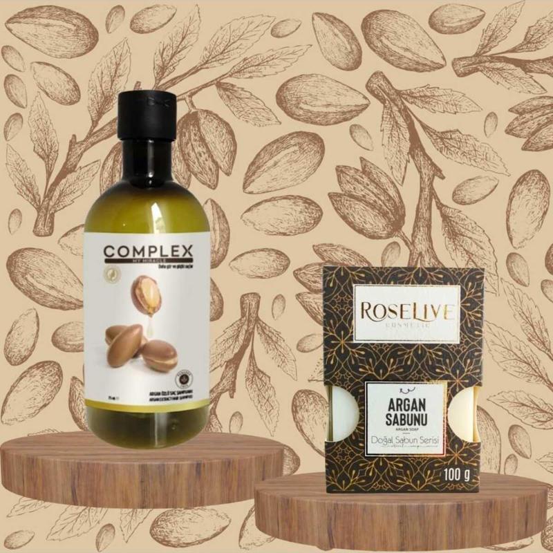 Çare Burada Argan Seti Argan Özlü Şampuan 400 Ml Ve Argan Sabunu 100 Gr