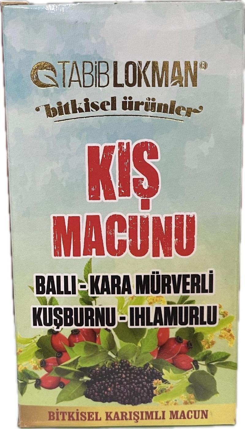 Kış Macunu Ballı Kara Mürverli Kuşburnu Ihlamurlu Bitkisel Macun 450 g