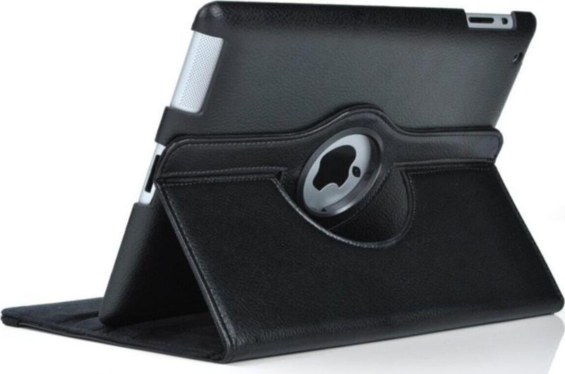 Apple Ipad 8.nesil 10.2" Kılıf Dönebilen Standlı Case A2270 A2428 A2429 A2430 Siyah