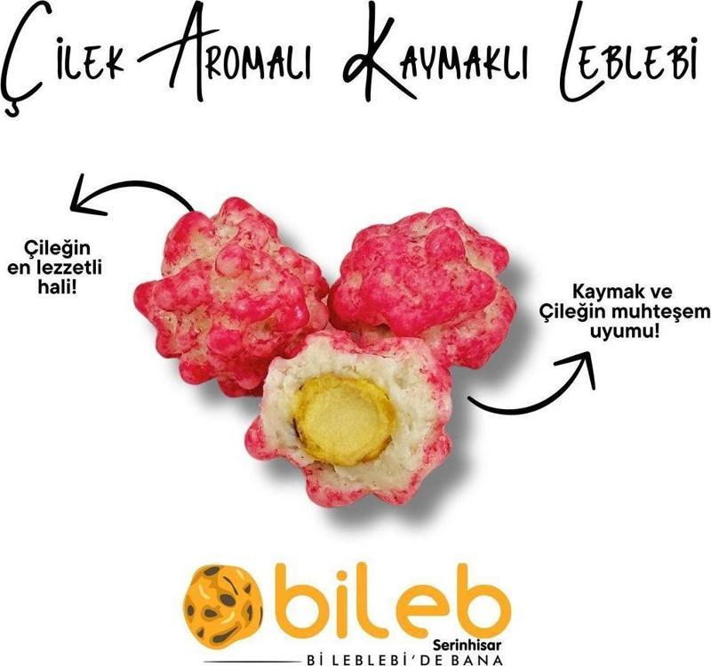 Leblebi Çilekli Kaymaklı Leblebi 250 Gr