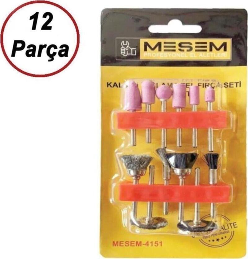 Meşem Kalıpcı Mini Taşlama Ve Zımparalama Gravür Seti (12 Parça)