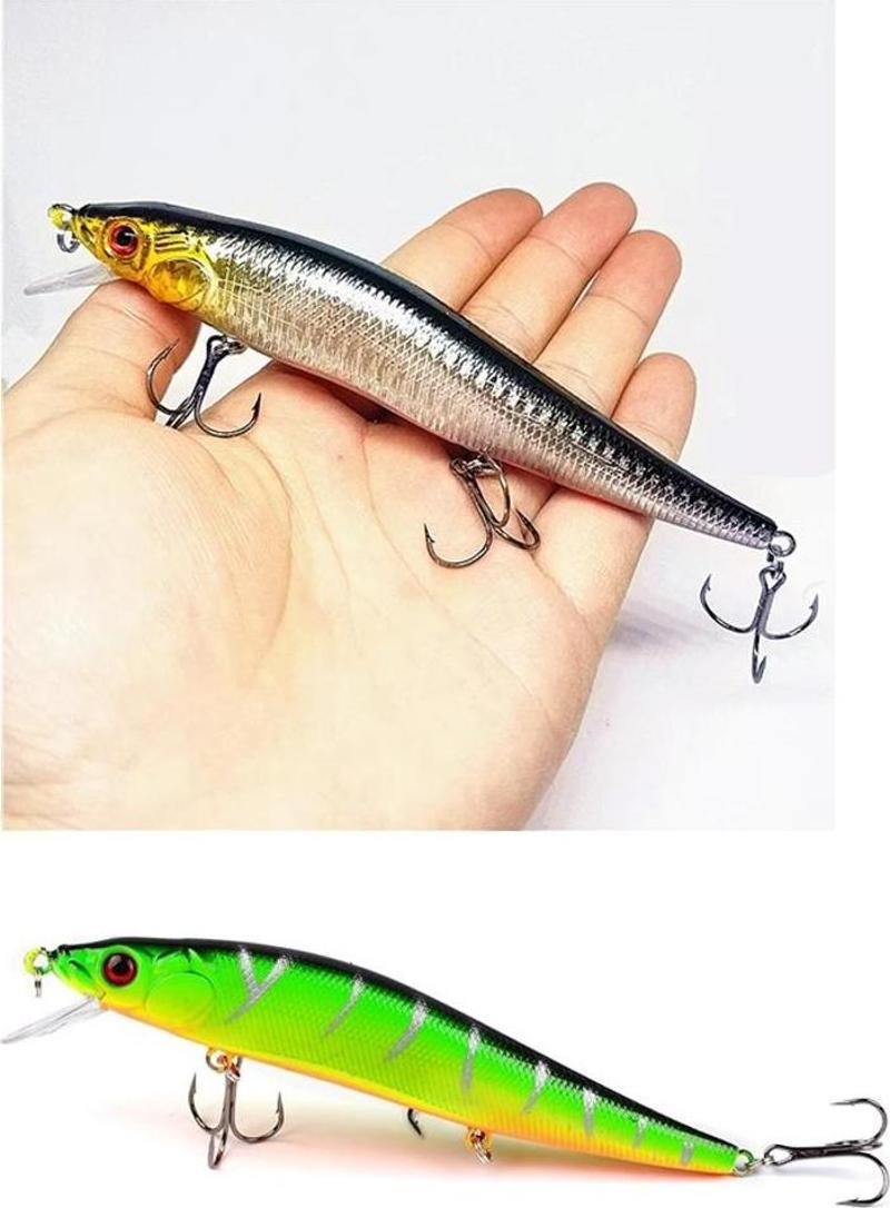 2 Adet 14cm 23gr.Rapala Lures Sahte Balık Yemi Yapay Yem Suni Yem Maket Balık Jig Yem