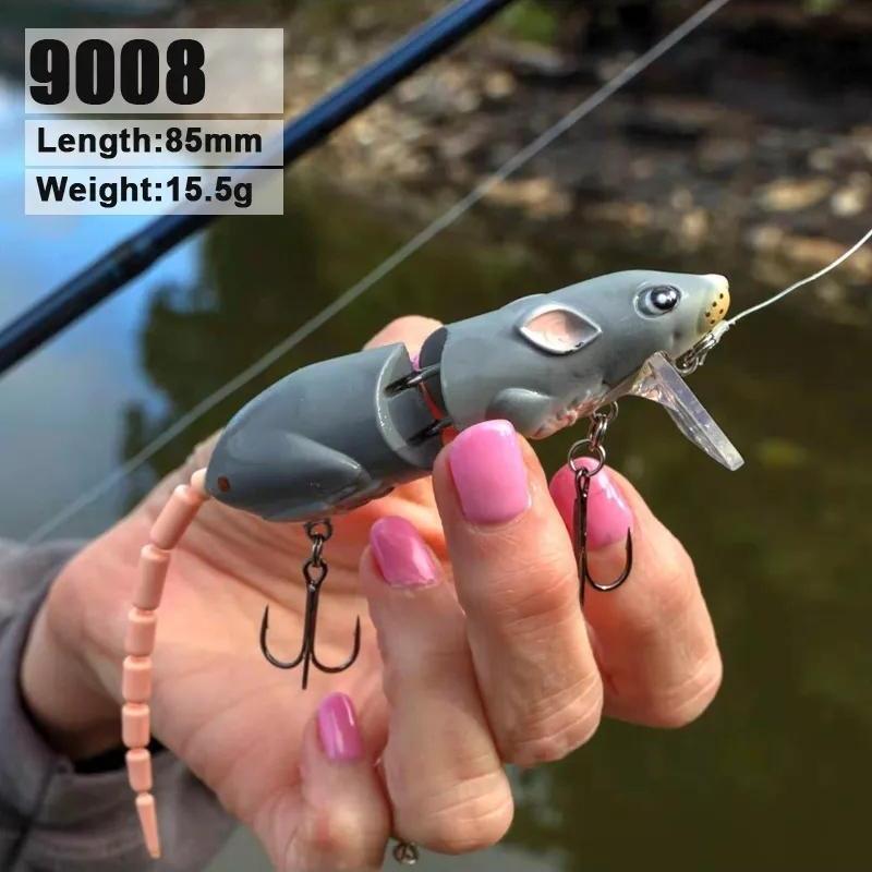 8.5 cm 15gr.Fare Rapala Lures Sahte Balık Yemi Yapay Yem Suni Yem Maket Balık Jig Yem