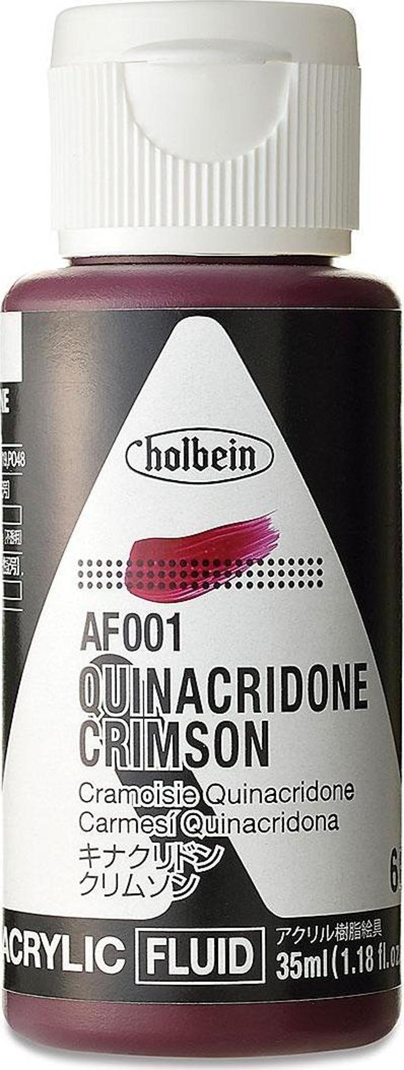 Akrilik Mürekkep 35ml Seri D - AF001 Quinacridone Crimson