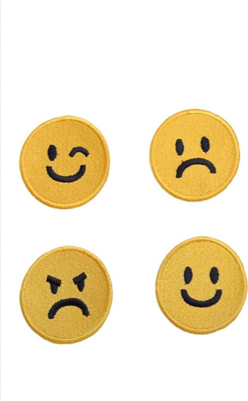 Ütü İle Yapışan Arma İmoji Set 2 -Patch