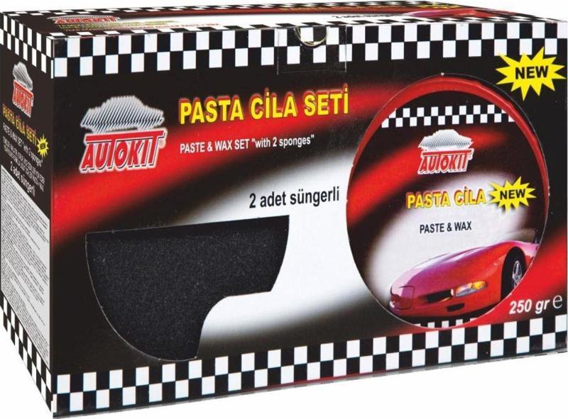 Autokit 2 Adet Süngerli Araç Pasta Cila Araba Bakım Onarım Seti