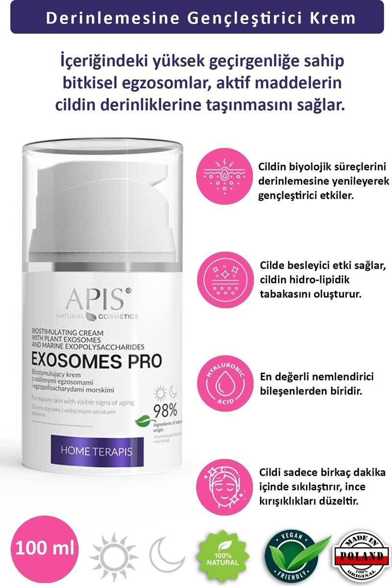 Yaşlanma Karşıtı Ev Terapist Bitkisel Egzosom İçeren Krem 50ml