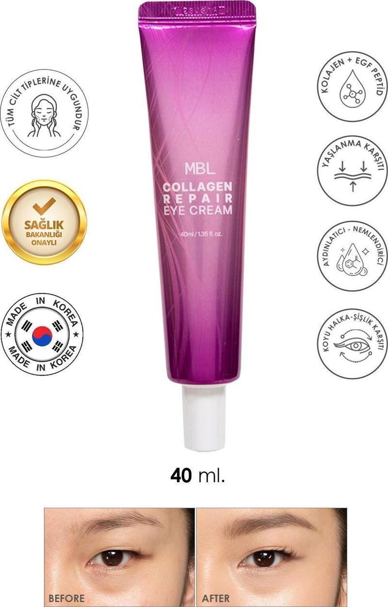 Kolajen Içerikli Kırışıklık Ve Yaşlanma Karşıtı Onarıcı Göz Kremi 40Ml