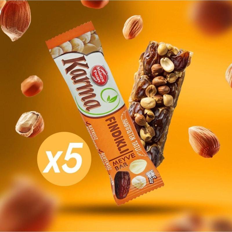 Karma Fındıklı Meyve Bar 40 G*5