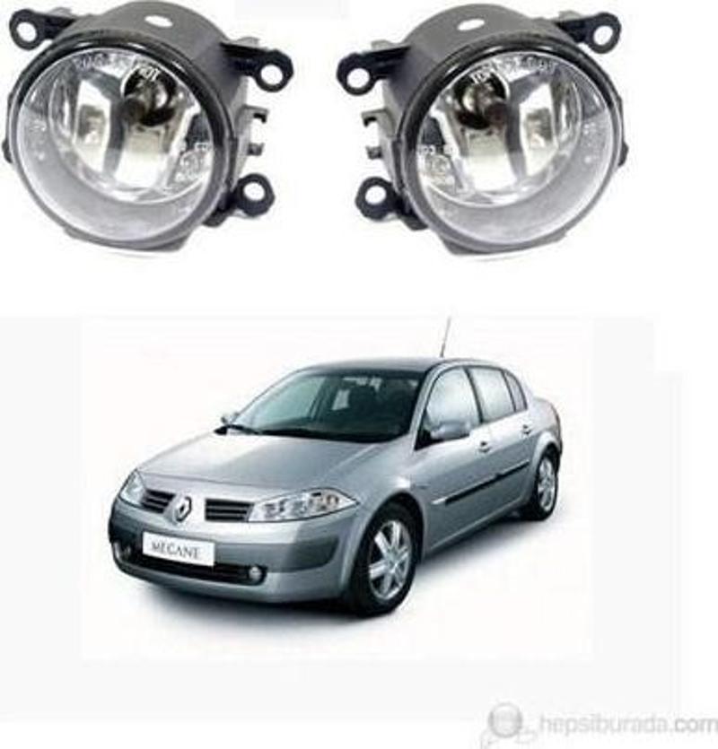 Renault Megane 2 Sis Farı Ampullü Sağ Sol Set 2005-2009