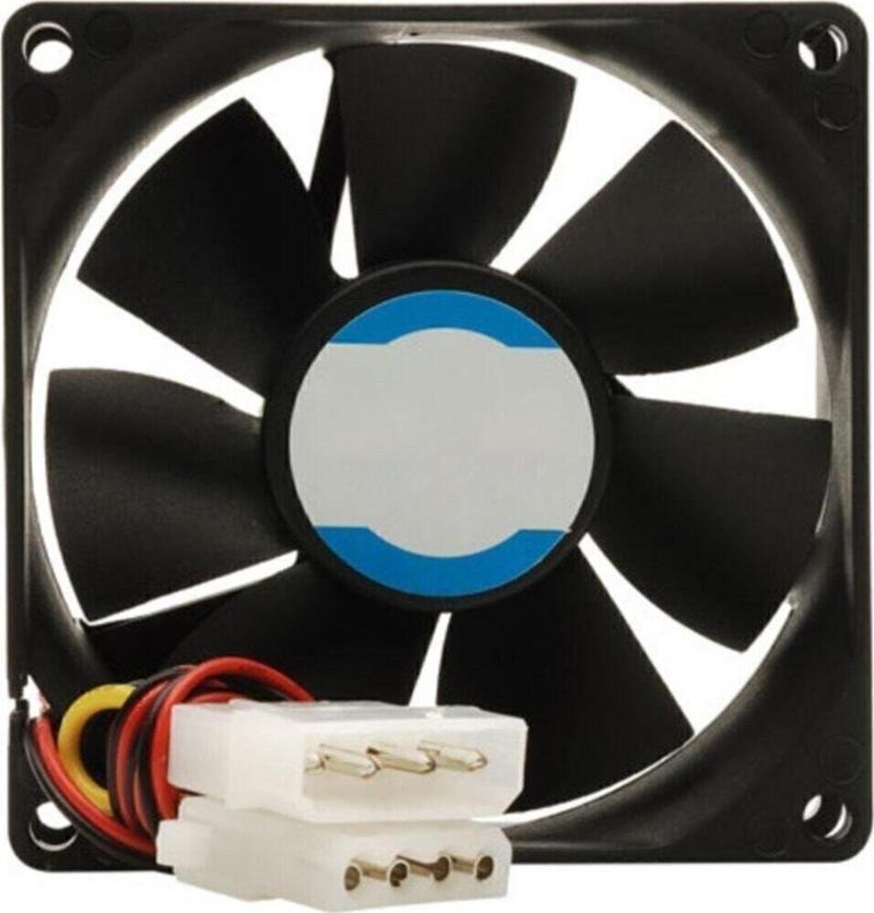 8Cm Kasa Fanı Siyah 80*80*25Mm Kasa Soğutucu Fan Sessiz