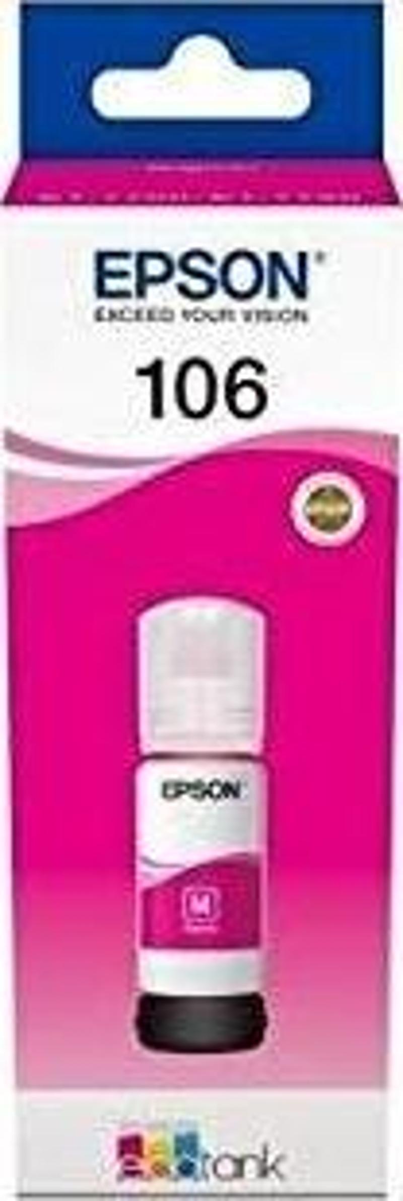 106 Magenta Kırmızı Şişe Mürekkep T00R340 L7160-7180