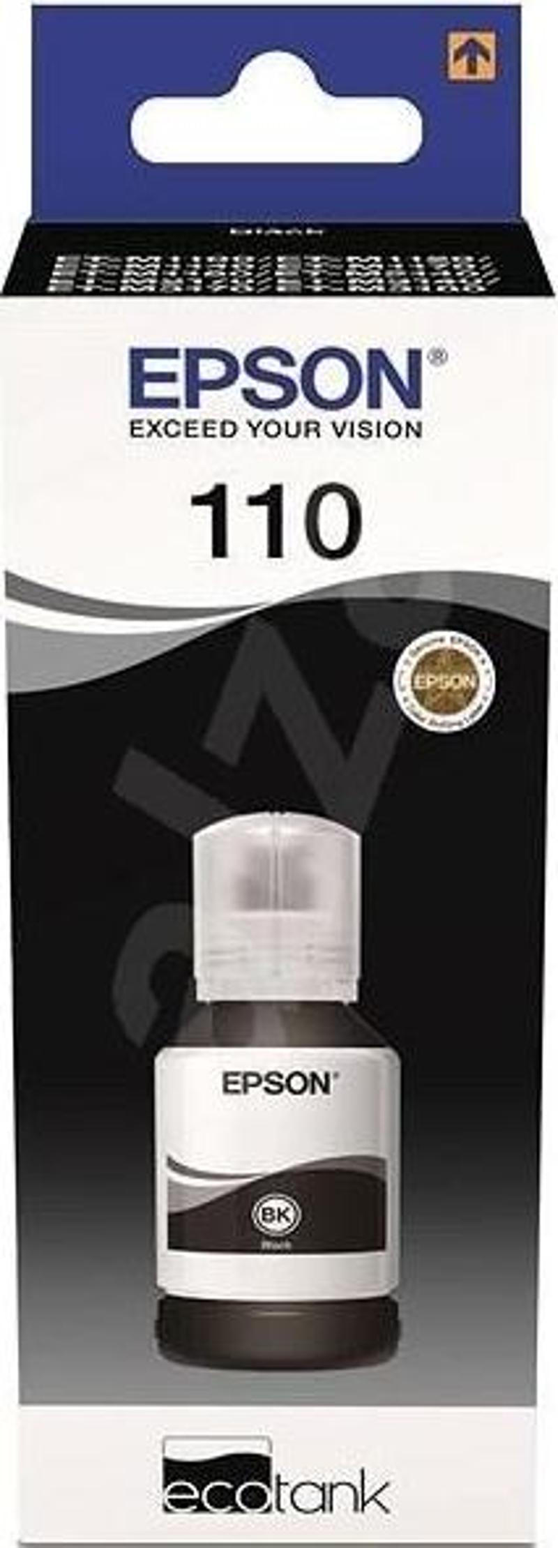 110 Black Siyah Şişe Mürekkep C13T03P14A