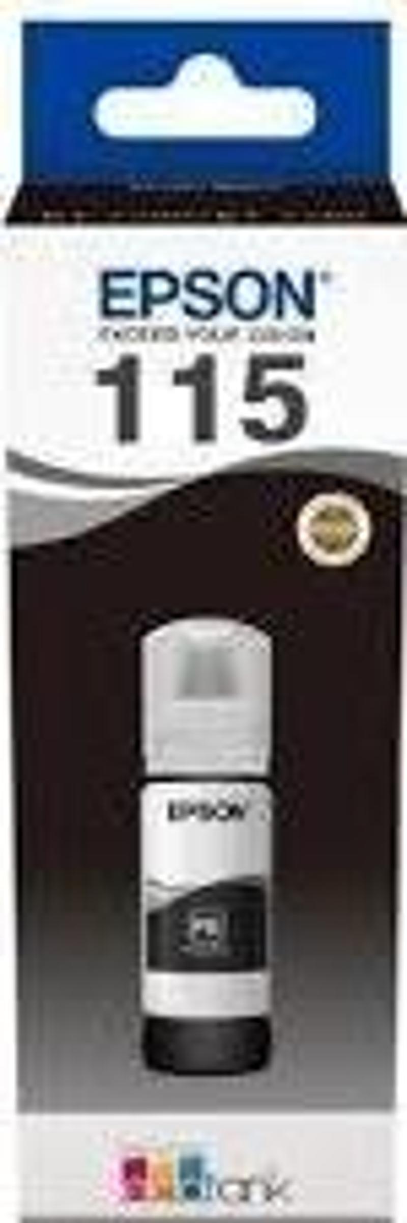 115  Black Siyah Şişe Mürekkep T07C14A L8160-L8180
