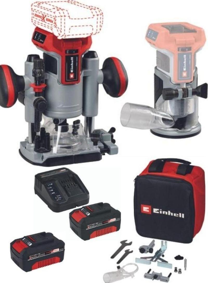 Tp-Ro 18 Set Li Bl 2X4.0Ah Akülü Kömürsüz Freze