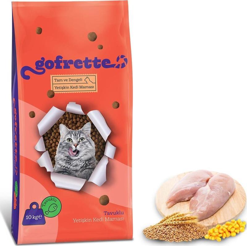 Tavuklu Yetişkin Kedi Maması 10 Kg