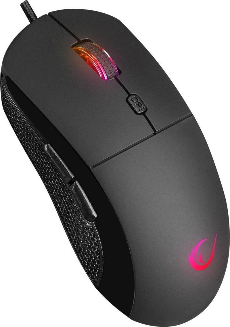 RADIANT M1 Makrolu Siyah 7200 dpi RGB Aydınlatmalı Gaming Oyuncu Mouse