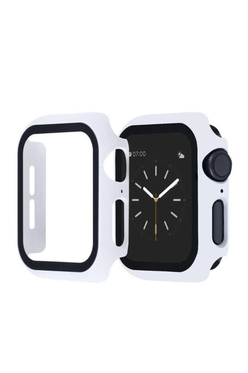 KZY İletişim Apple Watch Uyumlu 42 MM Darbe Korumalı Gard Kordon - Beyaz