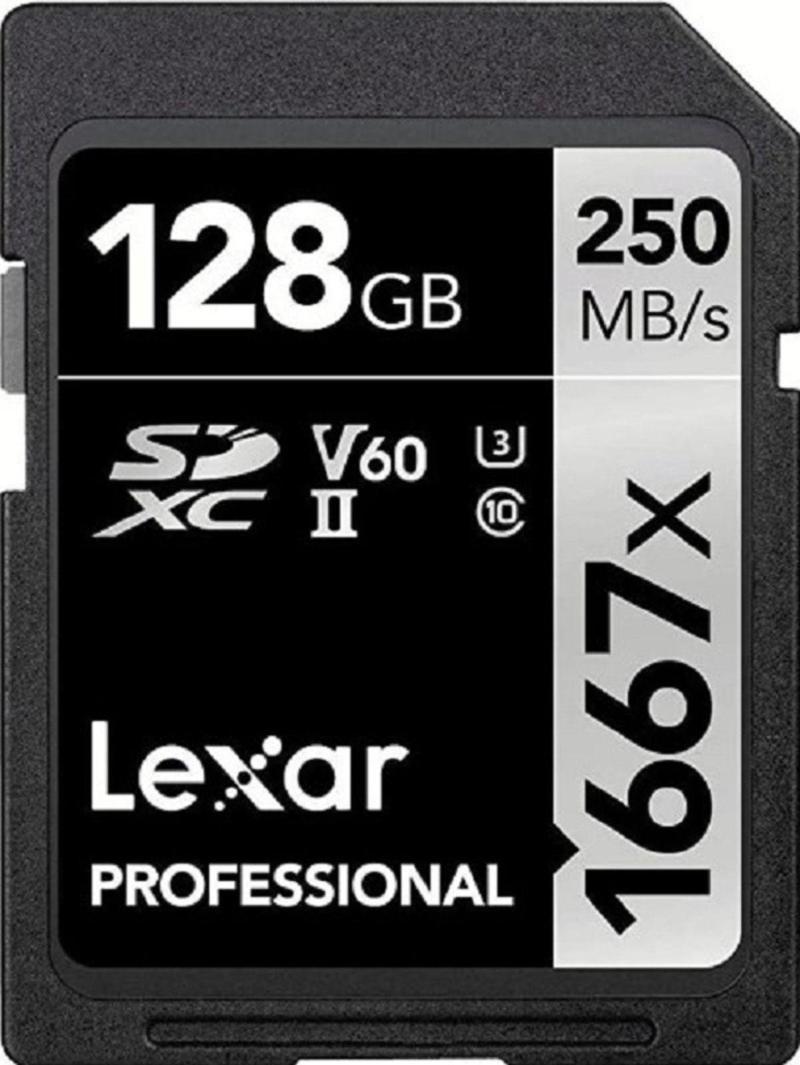 128Gb Professional 1667X Uhs-Iı Sdxc Hafıza Kartı