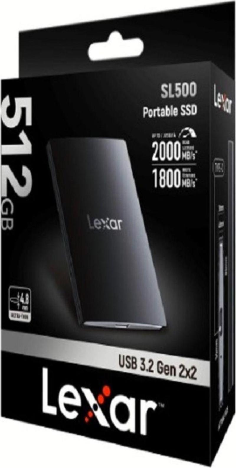 512 Gb Sl 500 Portable Ssd 2000 Mb/Sn