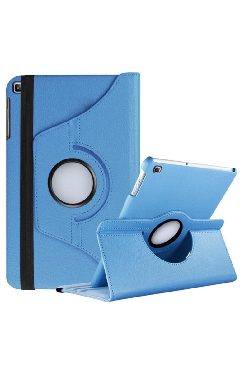 KZY İletişim Samsung Galaxy Tab A S Pen P580 Dönebilen Stantlı Tablet Kılıfı - Mavi