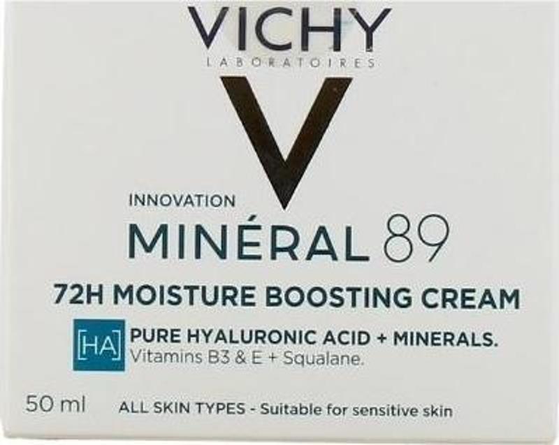 Mineral89 Tüm Cilt Tipleri İçin 72 Saat Nemlendiren Hafif Dokulu Yüz Bakım Kremi 50ml