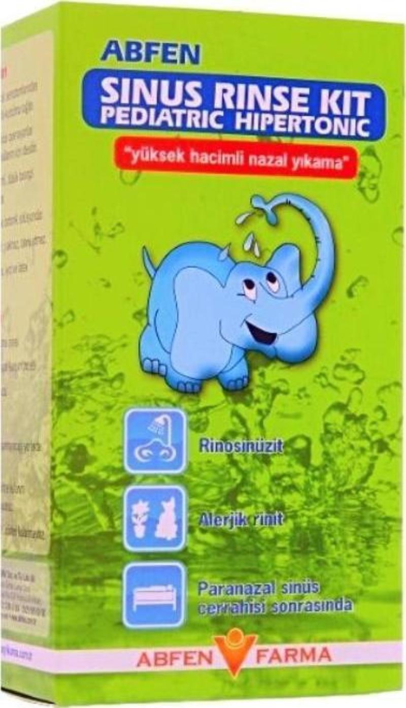 Abfen Sinus Rinse Kit Pediatric Hipertonic Yüksek Hacimli Nazal Yıkama