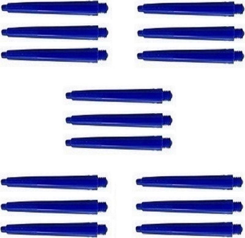 5 Set (15 Adet) 35Mm Nylon Dart Şaft-Shaft. Mavi