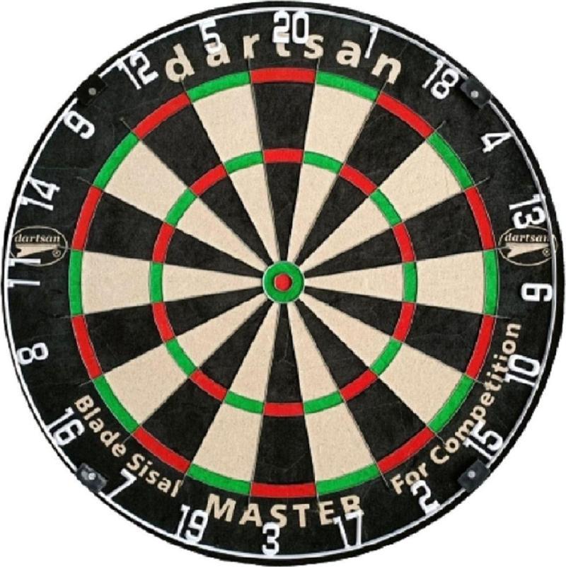 -Master Profesyonel Dart Tahtası Dartboard