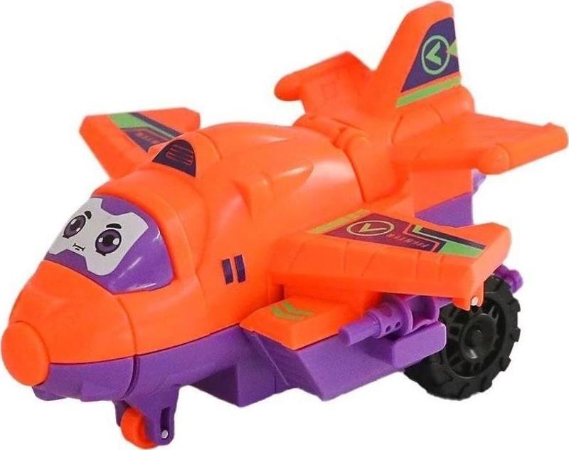 D400-35 Dönüşebilen Sürtmeli Uçak Robot -Birliktoys