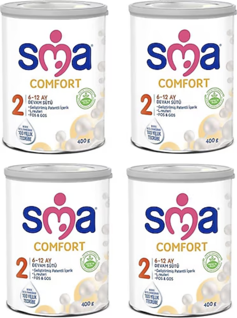 Comfort 2 Devam Sütü 400 gr 4 Adet