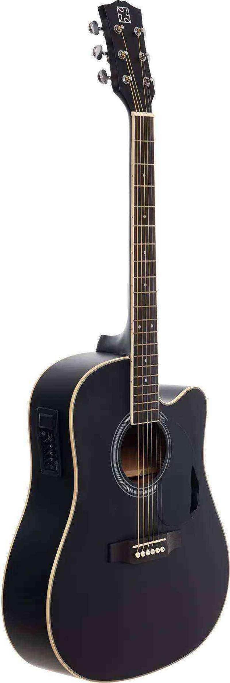 SA-220 BK Elektro Akustik Gitar - Siyah