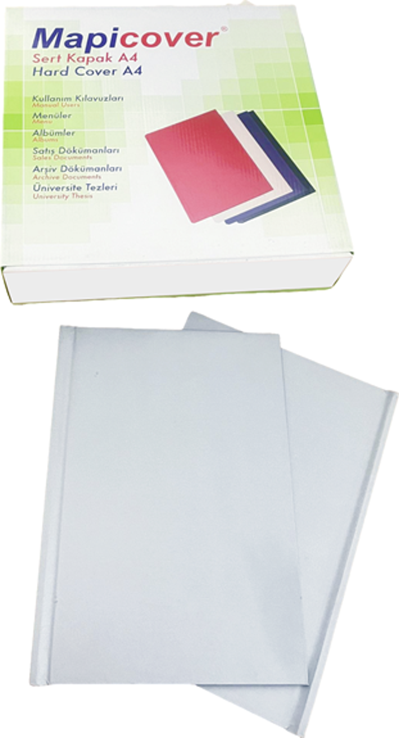 COVER-7 MM.SERT KAPAK GRİ 10 LU