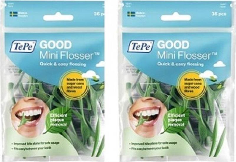 Good Mini Flosser 36 Adet | Çatallı Diş İpi 2 Kutu