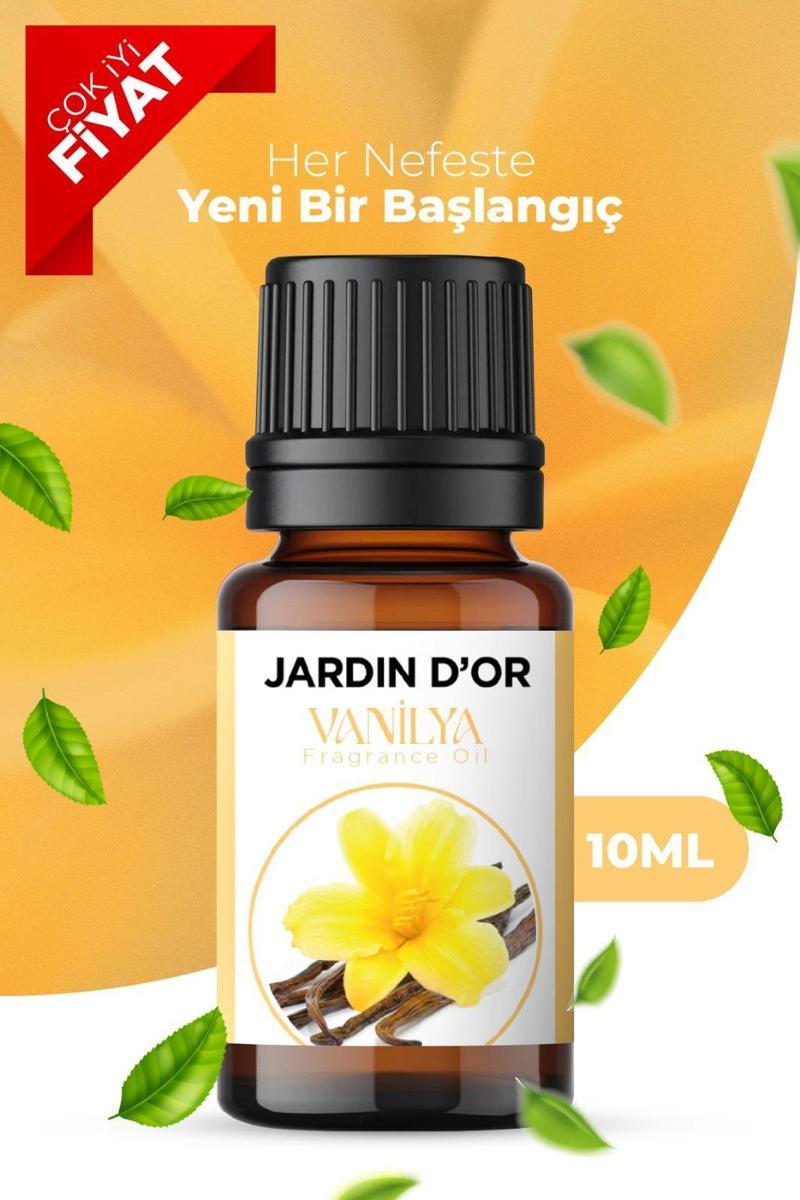 JARDIN D'OR Vanilya Esansiyel Uçucu Koku Yağı Buhurdanlık Yağı Difüzör Esansı Ortam Kokusu 10 ml