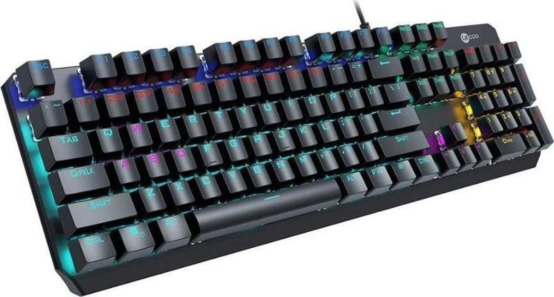 Lenovo Lecoo GK-301 Usb Kablolu RGB Led Aydınlatmalı Gaming Mekanik Oyuncu Klavyesi