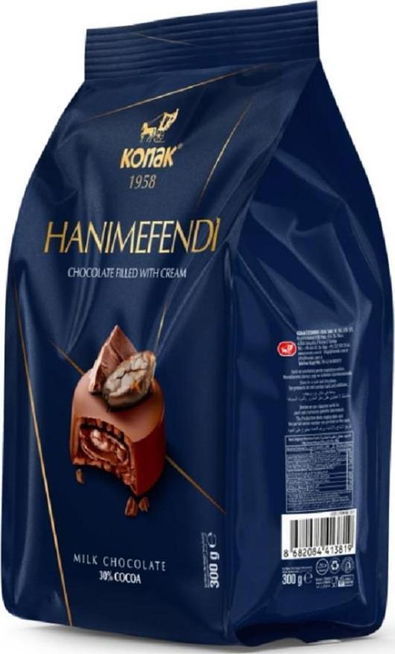 Hanımefendi Krema Dolgulu Sütlü Çikolata 300 GR