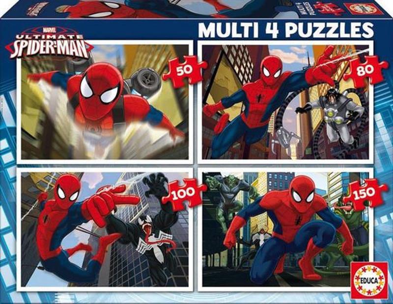Educa Educa 16331 Multi 4 Avengers Karton Çocuk Puzzle