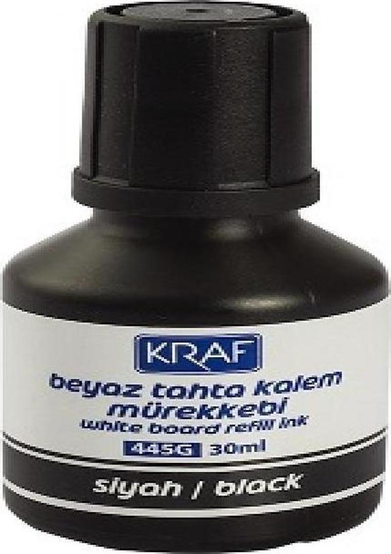 BEYAZ TAHTA KALEM MÜREKKEBİ  30ml SİYAH 445G