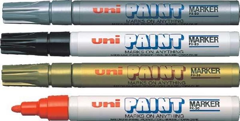 UNI BOYAMA MARKÖRÜ PAINT PX-20 2.2-2.8 YESIL  - (12 Adet)
