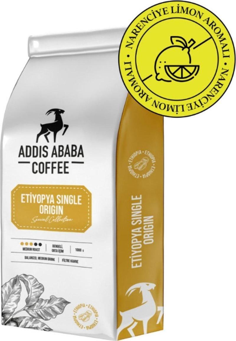 Etiyopya Single Origin Çekirdek Kahve 1000 Gr.