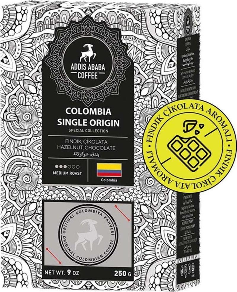 Kolombiya Single Origin Çekirdek Kahve 250 Gr.