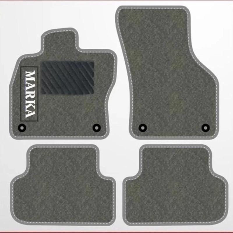 PORSCHE 911 997 2005-2012 CABRİO Gri Halı Gri Kenar Petek Topuk