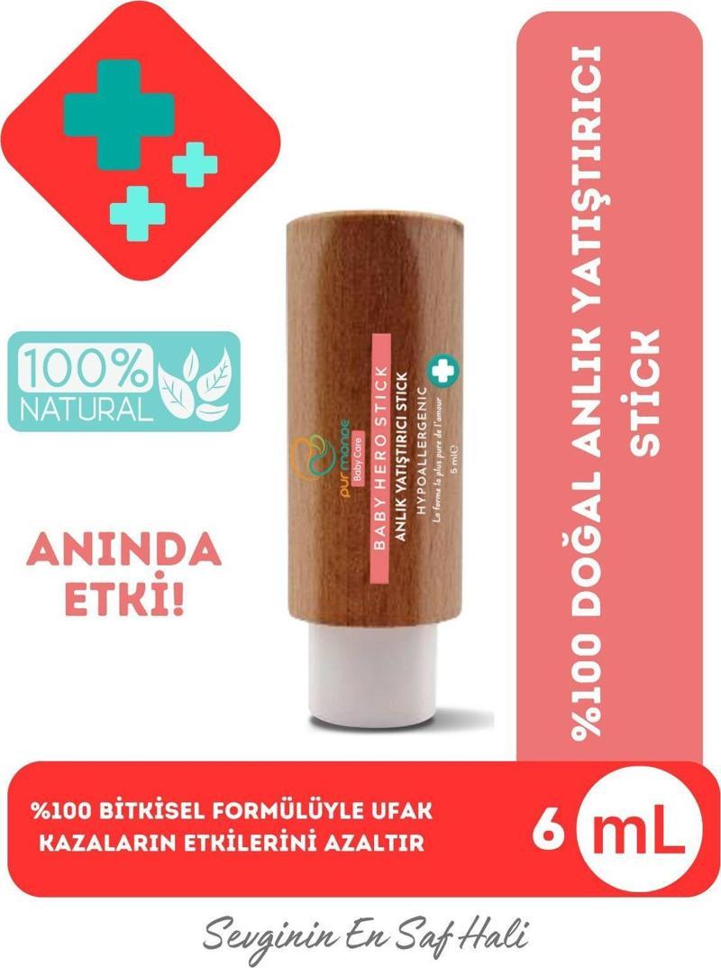 Doğal Anlık Yatıştırıcı Baby Hero Stick Etken 6 Ml