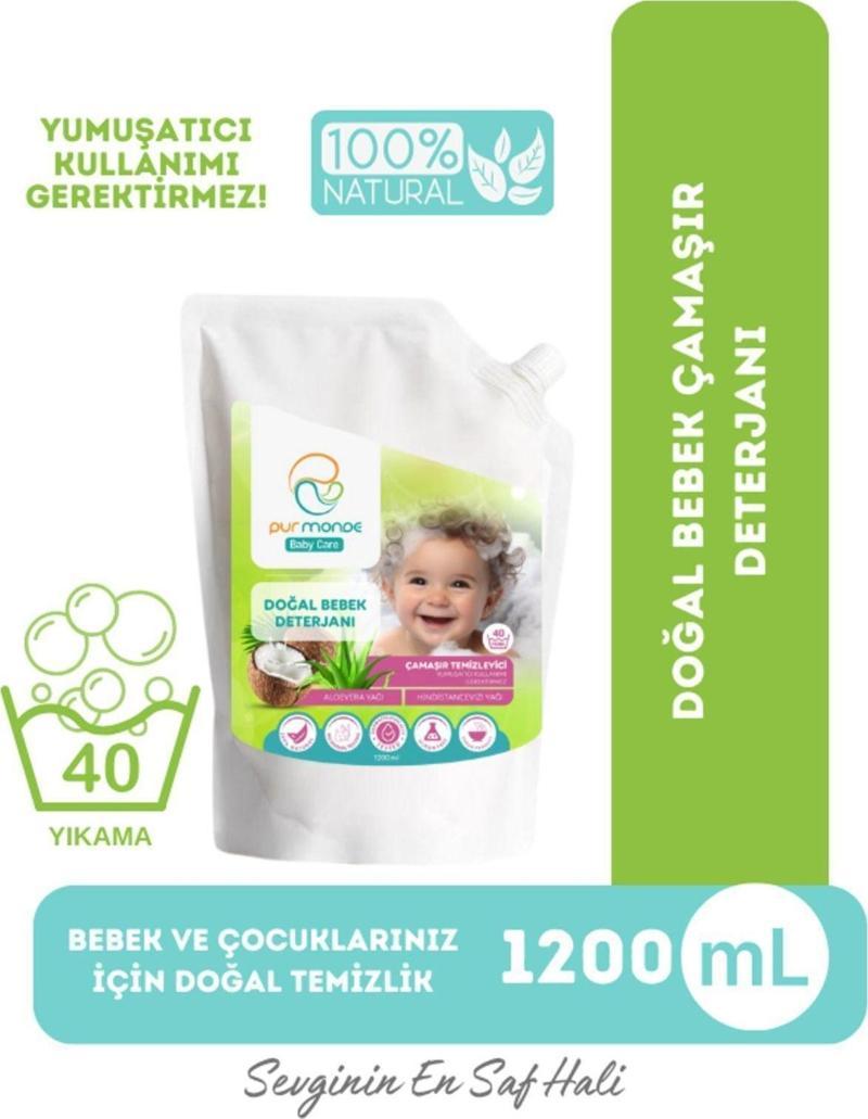 Doğal Bebek Ve Çocuk Deterjanı 1200 Ml Yumuşatıcı