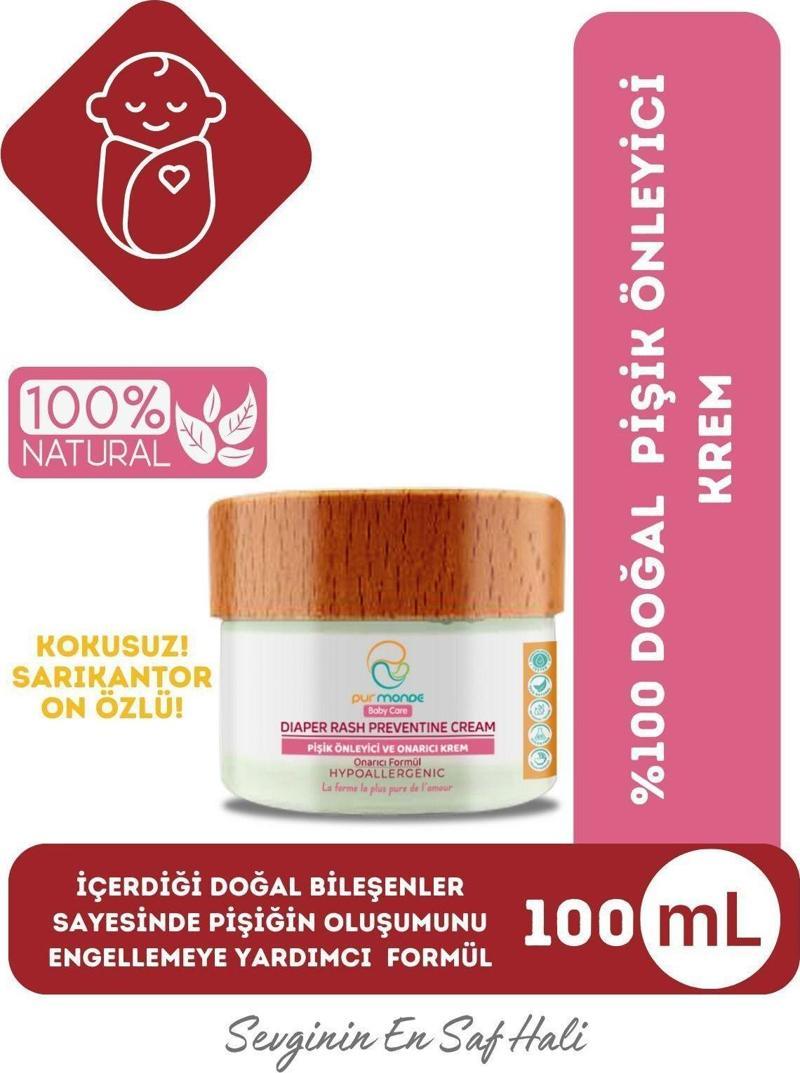 Doğal Pişik Önleyici Krem Sarı Kantaron Özlü 100 Ml