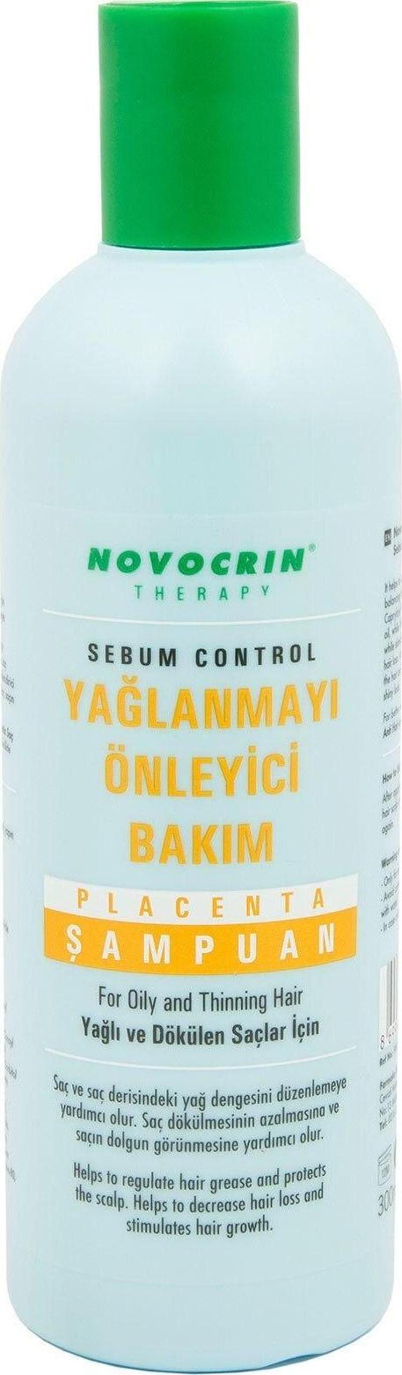 Placenta Yağlı Ve Dökülen Saçlar Bakım Şampuanı 300Ml